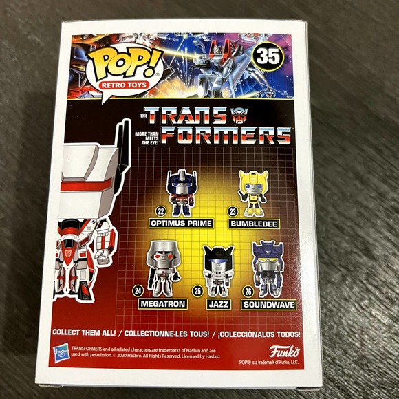 Funko Pop! Retro Toys: Jetfire #35 Transformers Funko Shop Exclusive - Picture 3 of 6